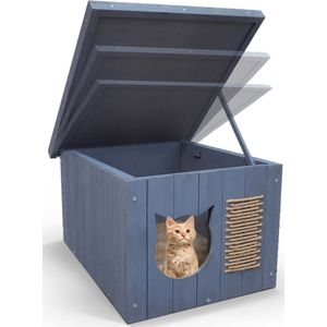 Outdoor kattenhuis XL New Age Pet - Buitenverblijf voor katten