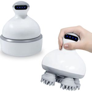 Elektrische Hoofdmassageapparaat met oliereservoir - massage apparaat hoofd - Scalpmassager - Scalp massager - Hoofdhuid - Haarolie applicator - Elektrische hoofdmassage apparaat - Hoofdmassage apparaat -