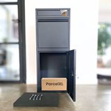 ParcelXL® - Pakketbrievenbus - Pakketbox - Vrijstaand - Brievenbus Hangend - Antraciet - XXL - Post & Pakketten