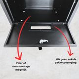 ParcelXL - Pakketbrievenbus - Zwart - Vrijstaand - Pakketbox
