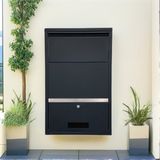 ParcelXL - Pakketbrievenbus - Zwart - Vrijstaand - Pakketbox