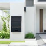 ParcelXL - Pakketbrievenbus - Zwart - Vrijstaand - Pakketbox