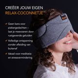 Slowwave - Premium Bluetooth Slaapmasker - Grijs - 100% Verduisterend - Inclusief Timer-functie