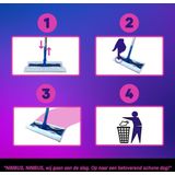 NIMBUS Magic Floorwipes Refill XXL (60x) - Droge Vloerdoekjes 46cm x 27cm - Geschikt voor Swiffer
