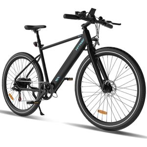 Hitway Elektrische Fiets BK27S - Trendy 28 Inch City Commuter EBike met Afneembare 36V 13Ah Lithium Batterij - Damesfiets - E-Bike met 250W Motor - 7 Versnellingen - IP54 Waterdicht