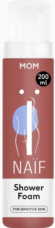 Naïf - Voedend Doucheschuim - Zacht - 200 ml - Zonder Microplastics
