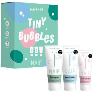 Verzorgingsset - 100ml Wasgel - 100ml Shampoo - 75ml Bodylotion - Vegan