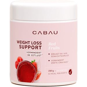 Weight Loss Support - Rood Fruit - Afslank Supplement - 240 g - Met Glucomannan & Gymnema