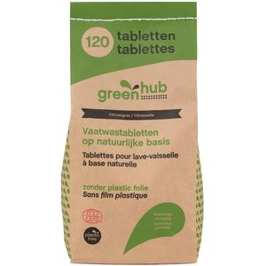 Greenhub - Vaatwastabletten - Plasticvrij - 120 Stuks