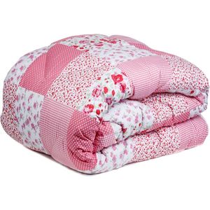 Zelesta Wonderbed - Patchwork Pink bettdecke - 240x200cm