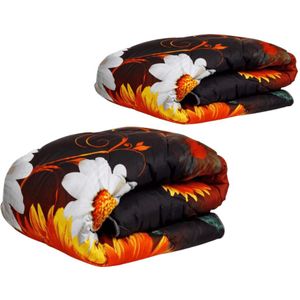 Zelesta - Easy Dekbed - Flower - Zonder Overtrek - 140x200 cm - 300 gram p/m2