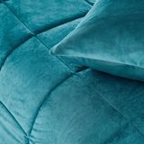 Zelesta - Velvet Dekbed - 2-in-1 - Petrol - Hypoallergeen