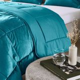 Zelesta - Velvet Dekbed - 2-in-1 - Petrol - Hypoallergeen
