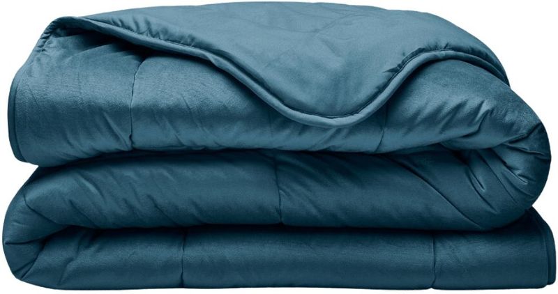 Zelesta - Velvetbed - Petrol - Dekbed zonder Overtrek - Wasbaar Hoesloos Dekbed - All Year Winterdekbed & Zomerdekbed