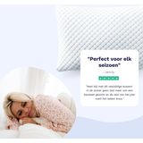 Zelesta - FlexPillow - Hoofdkussen - 60x70 cm - Softfiber - Afstelbaar Design
