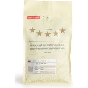 Colombia Supremo: 1KG Ambachtelijk Gebrande Single Origin Specialty Koffiebonen