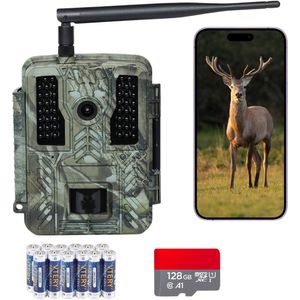 Siltcon - Professionele Wildcamera - Nachtzicht - 4K Ultra HD - Incl. 128GB SD