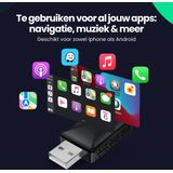Siltcon - 2-in-1 Carplay Dongle - Draadloos - Zwart