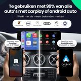 Siltcon - 2-in-1 Carplay Dongle - Draadloos - Zwart
