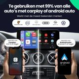 Siltcon - 2-in-1 Carplay Dongle - Zwart - USB - USB-C