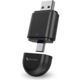 Siltcon - 2-in-1 Carplay Dongle - Zwart - USB - USB-C