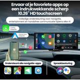 Siltcon - Geschikt voor CarPlay Scherm - 10.26 Inch - Navigatiesysteem Auto - Universeel - Touchscreen