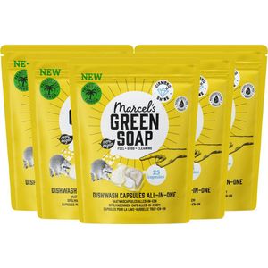 Marcel's Green Soap - Vaatwascapsules Eco All-In-One - 25 Stuks