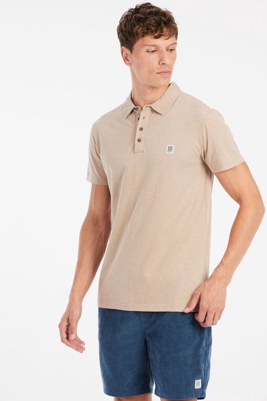 Protest - Prtnico - Polo - Bamboo Beige - 100% Katoen - Regular Fit