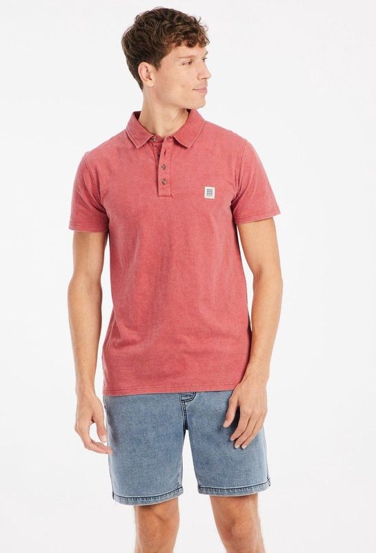 Protest - Prtnico - Polo - Brick Red - Regular Fit - Korte Mouwen