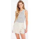 Protest - PRTAnisa - Top Dames - Seashelloffwhite - Mouwloos - Ronde Hals