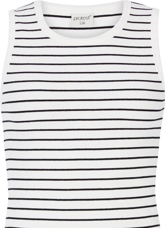 Protest - PRTAnisa - Top Dames - Seashelloffwhite - Mouwloos - Ronde Hals