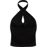 Protest - Prtalena - Haltertop - True Black - 95% Rayon, 5% Elastaan