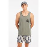 Protest - Prtdany - Singlet - Soil Grey - 100% Katoen - Ademend