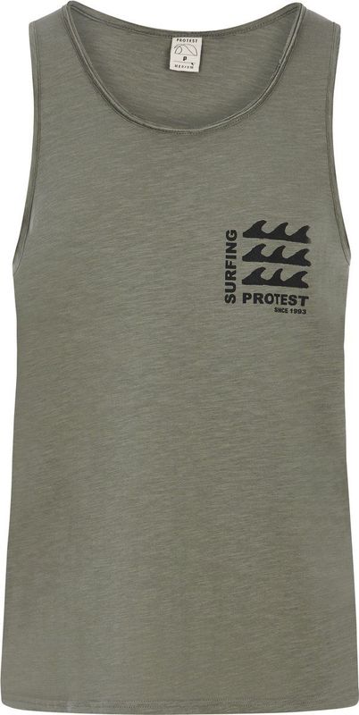 Protest - Prtdany - Singlet - Soil Grey - 100% Katoen - Ademend