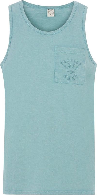 Protest - Prtzach - Singlet - Arctic Green - 100% Katoen - Normale Pasvorm
