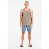 Protest - Prtzach - Singlet - Soil Grey - 100% Katoen - Normale Pasvorm