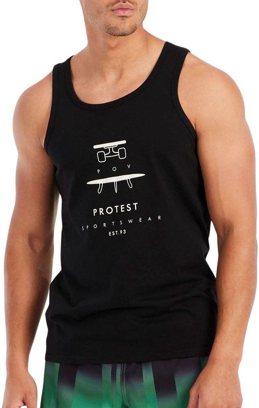 Protest - Prtpacu - Singlet - True Black