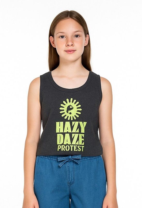 Protest - Prtadori - Singlet - True Black - 100% Katoen - Regular Fit