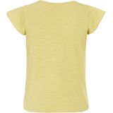 Protest - PRTKayla - T-shirt - Sour Green - Dames - Korte Mouwen - V-hals - Knoopsluiting