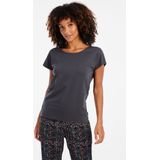 Protest - Prtkey - T-Shirt - Anthra Grey - 62% Gerecycled Polyester, 33% Katoen, 5% Elastaan