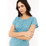 Protest - PRTAubreys - T-Shirt - Dames - Groen - Katoen-Polyester Mix