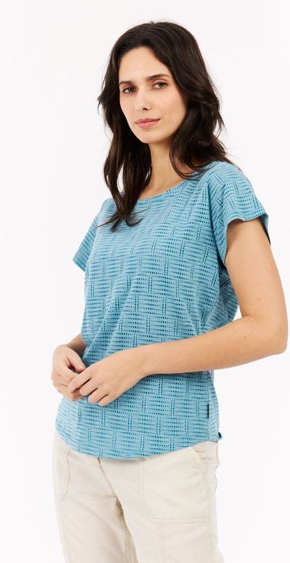 Protest - PRTAubreys - T-Shirt - Dames - Groen - Katoen-Polyester Mix