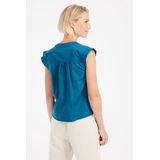 Protest - Prtjana - T-Shirt - Surfing Blue - 100% Katoen, Ademend, Lichtgewicht