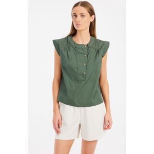 Protest - Prtjana - T-Shirt - Veggie Green - 100% Katoen - Mouwloos