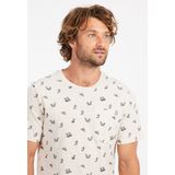 Protest - Prtelston - T-shirt - Offwhite - Regular Fit - 100% Katoen