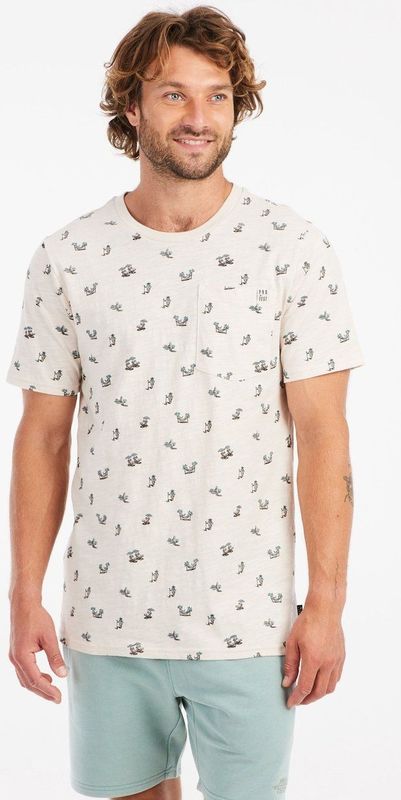 Protest - Prtelston - T-shirt - Offwhite - Regular Fit - 100% Katoen