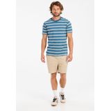 Protest - Prtguino - T-shirt - Raku Blue - 100% Katoen - Normale Pasvorm