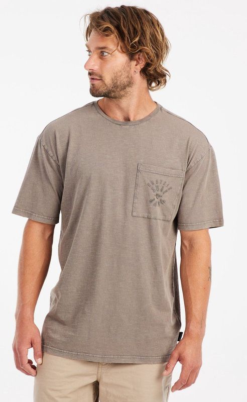 Protest - Prtfarrel - T-Shirt - Soil Grey - 100% Katoen - Losse Pasvorm