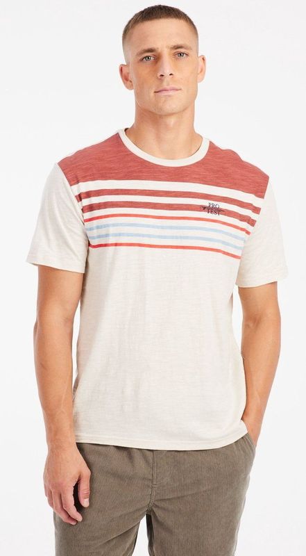 Protest - Prthowlen - T-Shirt - Brick Red - 100% Katoen - Ademend - Normale Pasvorm