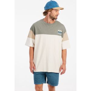 Protest - Prtduel - T-Shirt - Soil Grey - 100% Katoen - Ademend - Losse Pasvorm